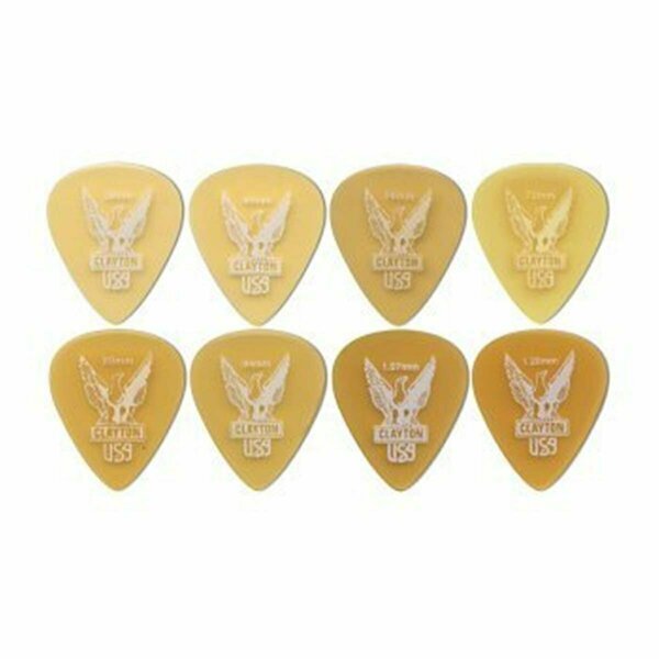 Clayton Ultem Tortoise Standard Guitar Picks- 0.80 mm, 48PK US80